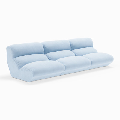 Sofa 3 Os. Hi Lo AV54 Błękitna Andtradition