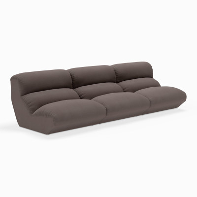 Sofa 3 Os. Hi Lo AV54 Brązowa Andtradition
