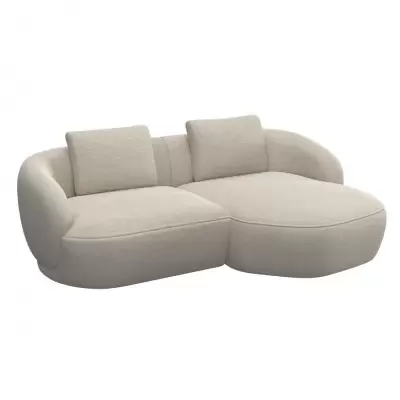 Sofa Camaro 1,5 seater + Chaiselong Divine off-white