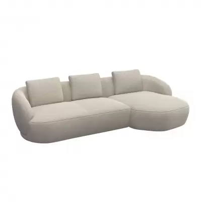 Sofa Camaro 2,5 seat + Chaiselong Divine off-white