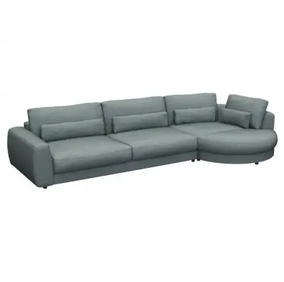 Sofa Clarissa 3 seater - Chaiselong Denim Blue