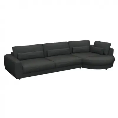 Sofa Clarissa 3 seater - Chaiselong Dervit Grey