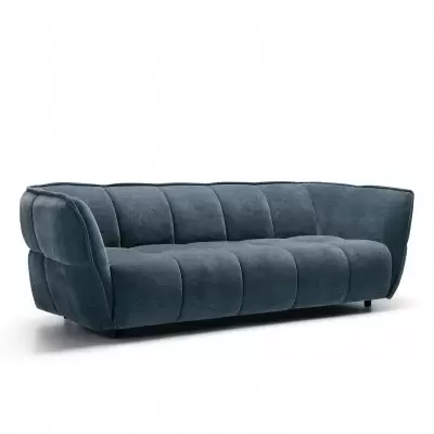 Sofa Clyde 3 Seat Wildflower Midnight Blue Sits