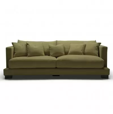 Sofa Colorado 3 Seater Moss Dark Green Sits