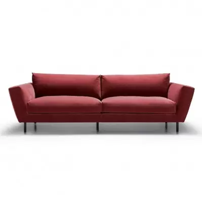 Sofa Gustav 3XL Classic velvet raspberry pink Sits