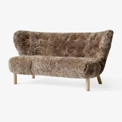 Sofa Little Petra Vb2 Oak-Sheepskin Sahara Andtradition