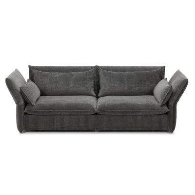 Mariposa 3místná pohovka Iroko tmavě šedá Vitra