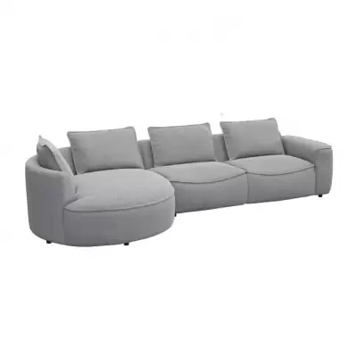 Sofa Marisa 2.5 seater + Chaiselong jasnoszara