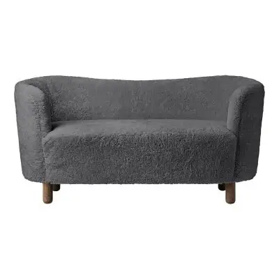 Sofa Mingle anthracite nóżki dąb przydymiony By Lassen