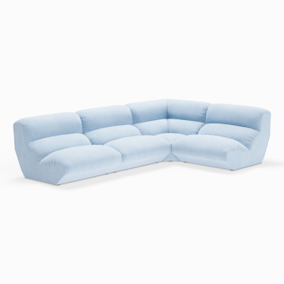 Sofa Narożna Os. Hi Lo AV54 AV55 Bękitna Andtradition