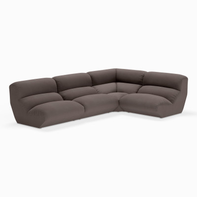 Sofa Narożna Os. Hi Lo AV54 AV55 Brązowa Andtradition