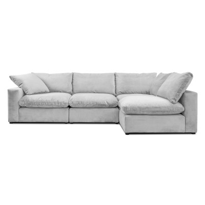 Lazy Grey Corner Sofa Nordic Line