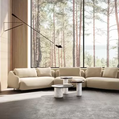 Sofa Orca Set 1 Benson Taupe Furninova