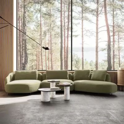 Sofa Orca Set 2 Benson Green Furninova