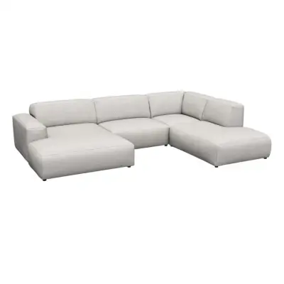 Sofa Revers 1.5 seater + Open end + Chaiselong light grey