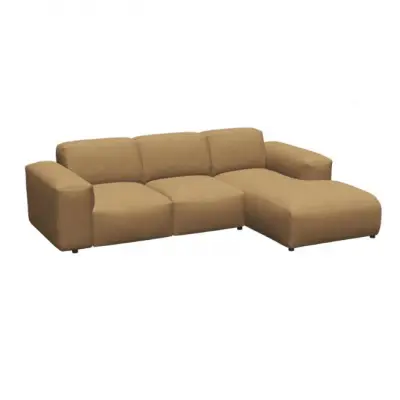 Sofa Revers 2 seater + Chaiselong honey yellow