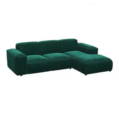 Sofa Revers 2 seater + Chaiselong petrol blue