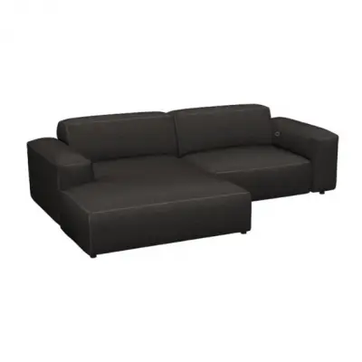 Sofa Revers Chaiselong + 1,5 seater intense brown