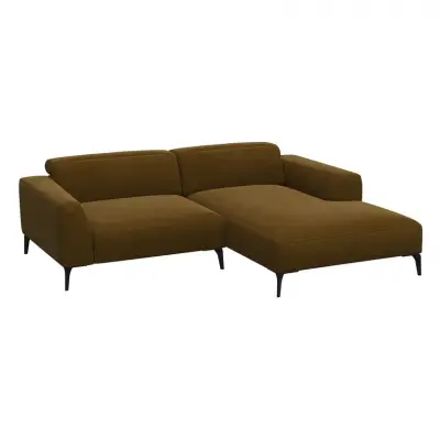 Sofa Ronneby 1,5 seater+Chaiselong Copparo Mustard Yellow