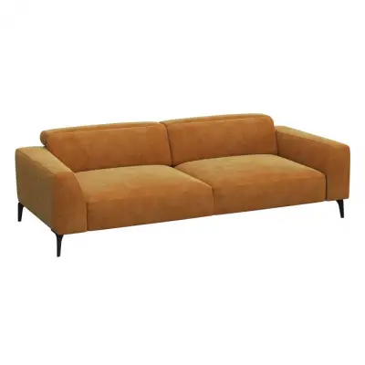 Sofa Ronneby 3 seater Super Velvet Warm Yellow