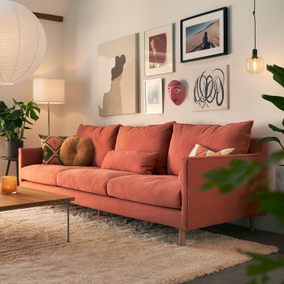 Sofa Sally 263 Cm Heather Brązowa Sits