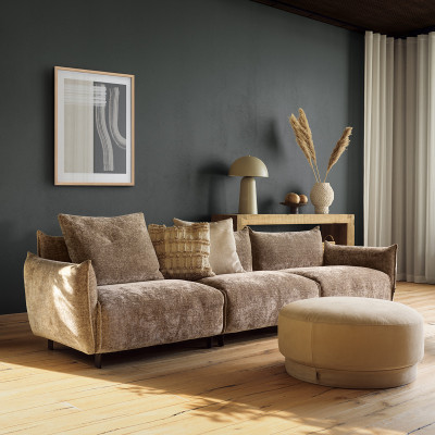 Sofa Santo 3 seat Zentih Sand Furninova