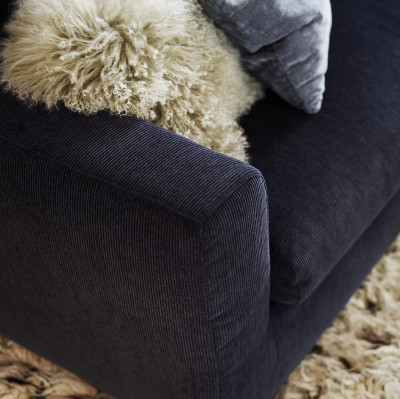 Sofa Sophia 4 osobowa ciemnoniebieska Sits