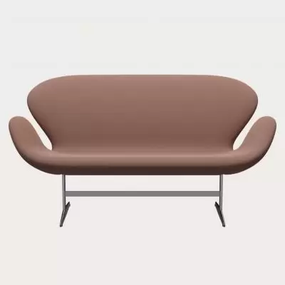 Sofa Swan Capture Brick Red Fritz Hansen