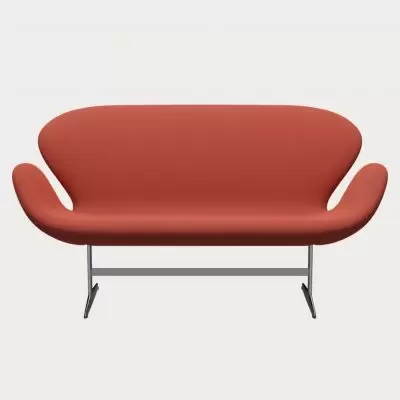 Sofa Swan Capture Dark Orange Fritz Hansen