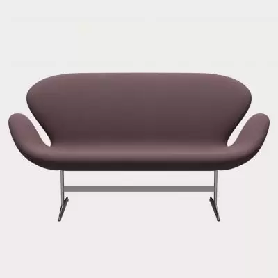 Sofa Swan Capture Eggplant Fritz Hansen