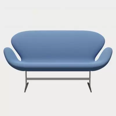 Sofa Swan Capture Instant Blue Fritz Hansen