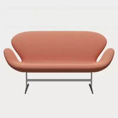 Sofa Swan Capture Orange Fritz Hansen