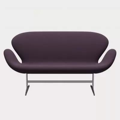 Sofa Swam Capture dark purple 7001 Fritz Hansen