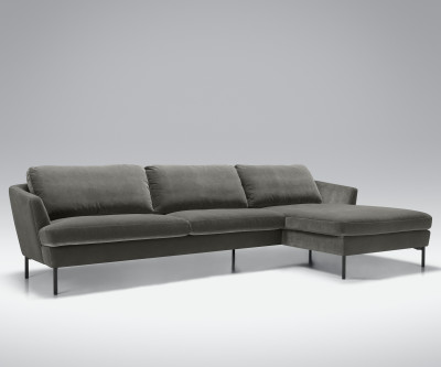 Sofa Timjan Set 2 szara Sits