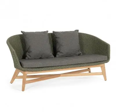 Sofa Ogrodowa Coachella Zielona Bizzotto