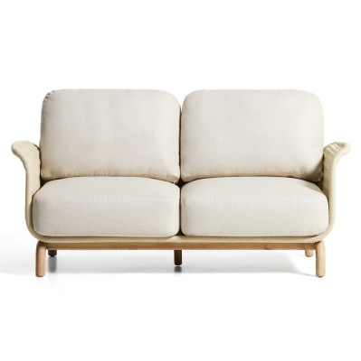Sofa ogrodowa Alipa 2-osobowa ecru kave home