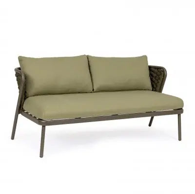 Sofa Ogrodowa Harlow Oliwkowa Bizzotto