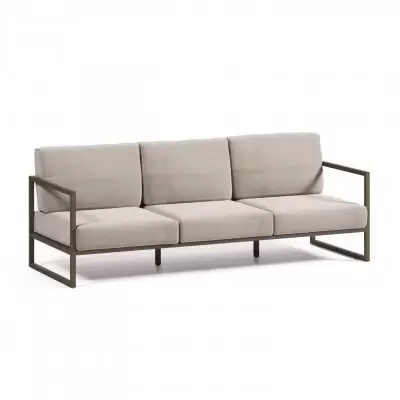 Sofa ogrodowa Comova 3 os. jasnoszara la forma