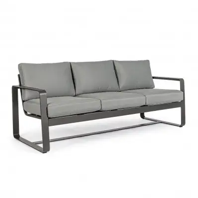 Sofa ogrodowa Merrigan 3 os. antracytowa Bizzotto