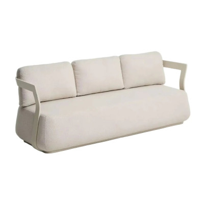 Sofa ogrodowa Tamaris 3 osobowa ecru Kave Home