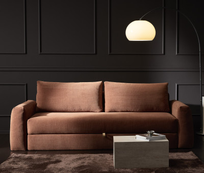 Sofa rozkładana Cone Esina Rust Orange Innovation