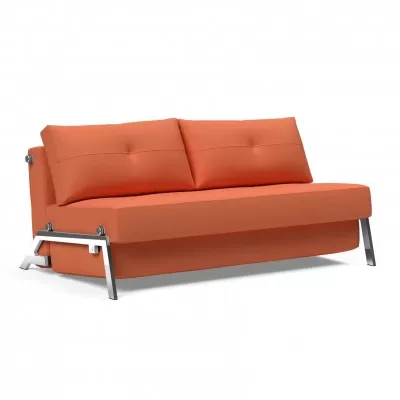 Sofa rozkładana Cubed 160 cm chromowana podstawa Argus Rust Innovation