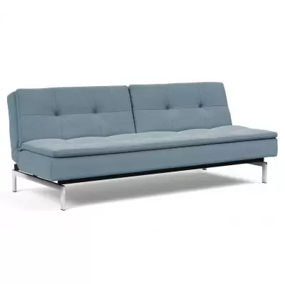 Sofa rozkadana Dublexo 558 Soft Indigo stal chromowana Innovation