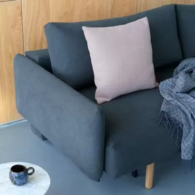 Sofa rozkładana Frode z podł. Vivus Dusty Blue Innovation