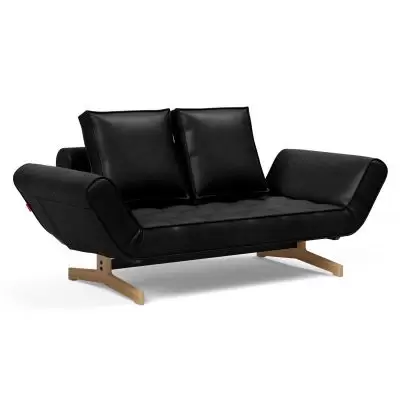 Sofa Rozkładana Ghia Dąb Faunal Black Innovation