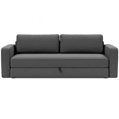 Sofa rozkładana ILB 401 z podłokietnikami Mahoga 852 Seal Grey Innovation