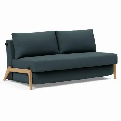 Sofa rozkadana ILB 500 160x200 cm Mahoga Dark Blue Innovation