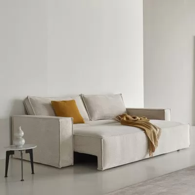 Sofa rozkładana Newilla Corduroy Ivory Innovation