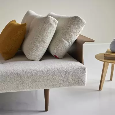 Sofa rozkładana Recast z podłokietnikiem Taura Off White Innovation