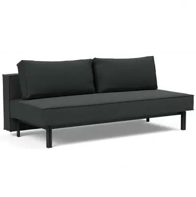 Sofa rozkładana Sly czarne nogi Boucle Black Innovation